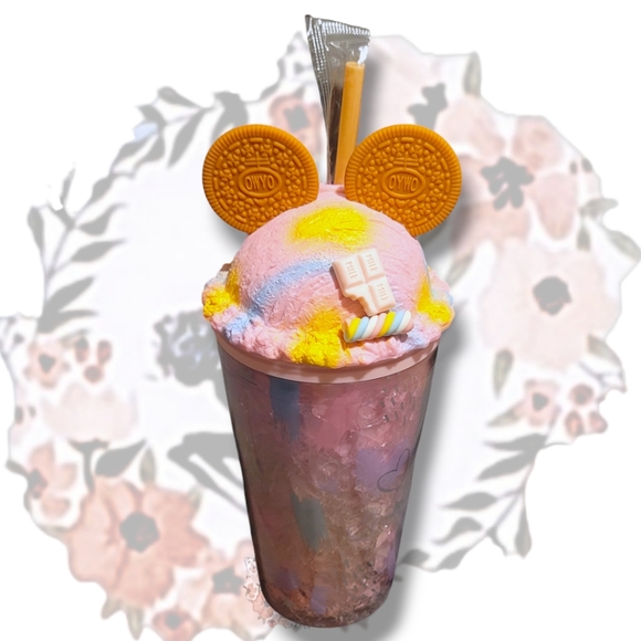 🆕️ Mickey Cookie Ears Double Walled Treat Topper Tumbler Cup 20oz - Picture 6 of 7